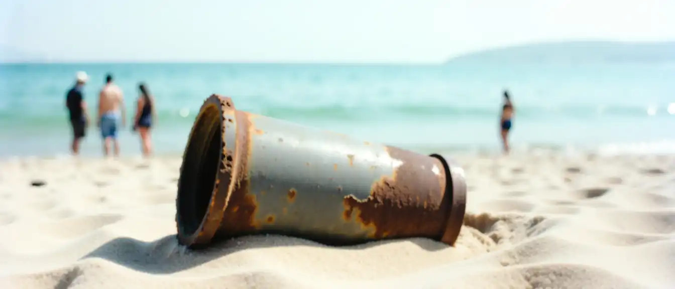 Привет из прошлого: на побережье Чанаккале обнаружили артефакт Первой мировой войны