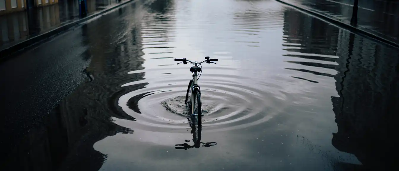 Север Петербурга ушел под воду: ливни парализовали движение на улицах