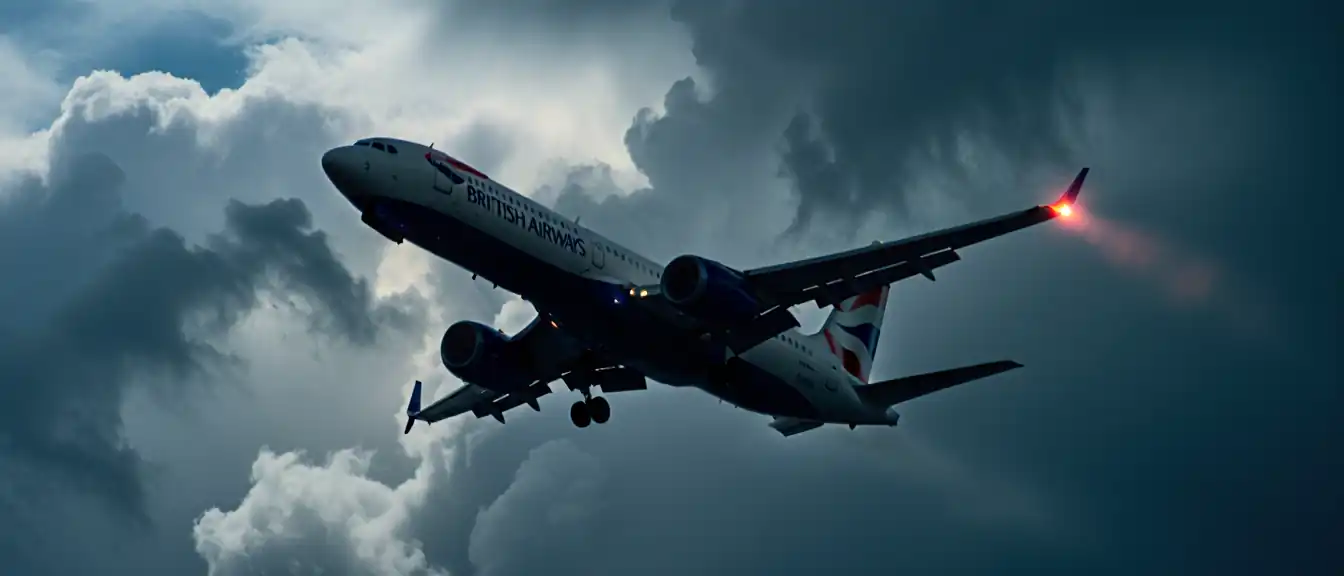 Борт авиакомпании British Airways, выполнявший рейс из Лондона в Португалию, направил сигнал о бедствии