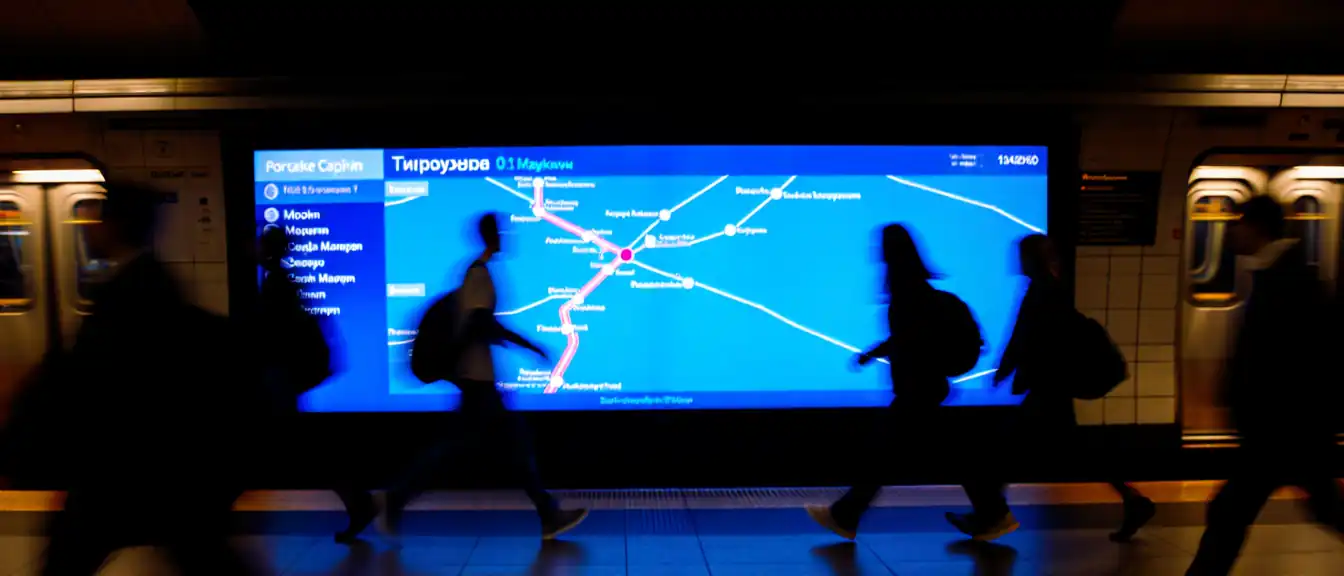 Цифровой путь: как новые умные указатели меняют облик московского метрополитена