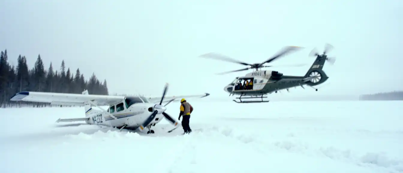 Спасение в тайге: экипаж самолета Cessna 182 доставлен в Бодайбо после исчезновения в Приангарье