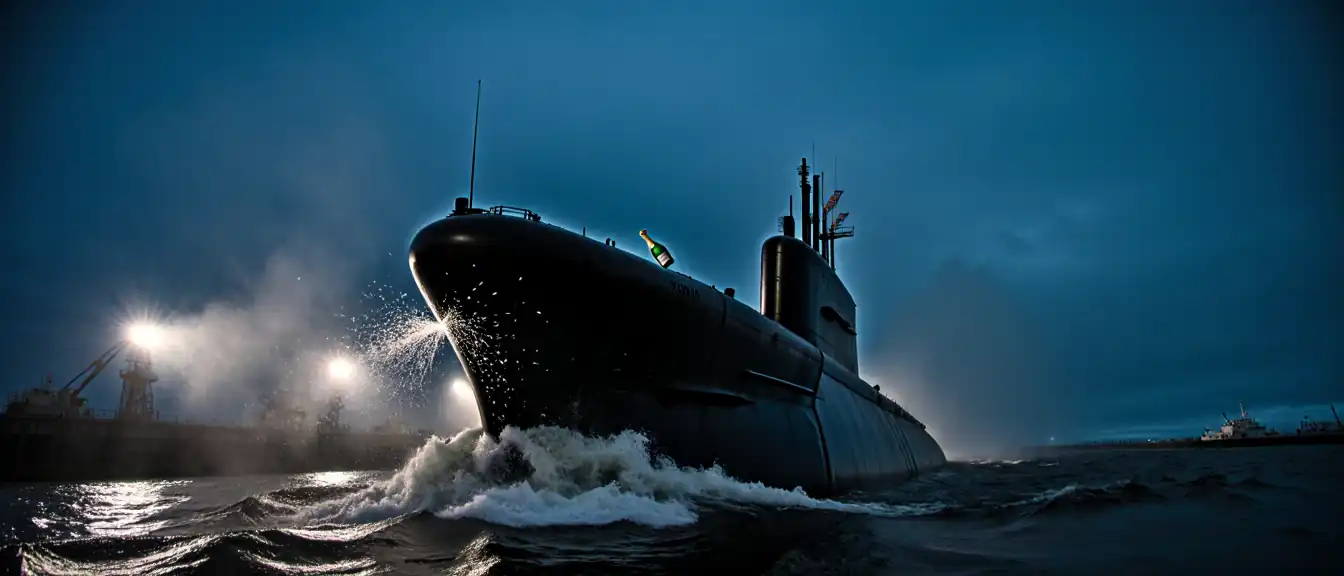 Новый стальной гигант: в Северодвинске на воду спустили атомный ракетоносец «Ульяновск»