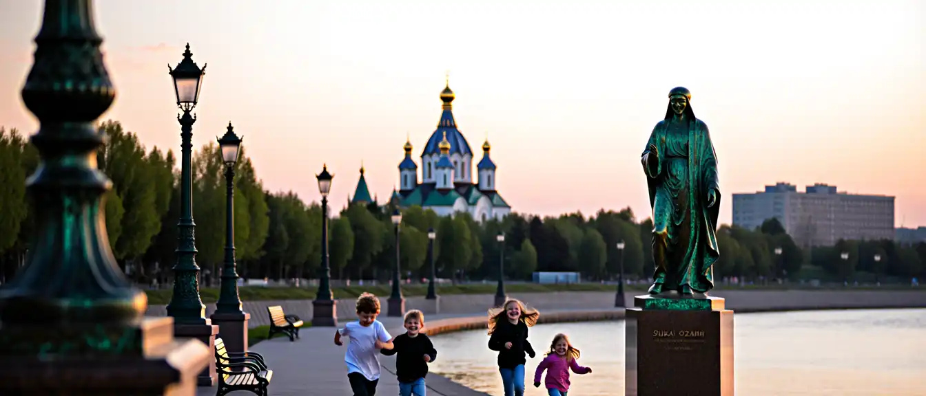 Евгений Солнцев проинспектировал завершение второго этапа благоустройства набережной реки Урал в Оренбурге и представил новый туристический маршрут