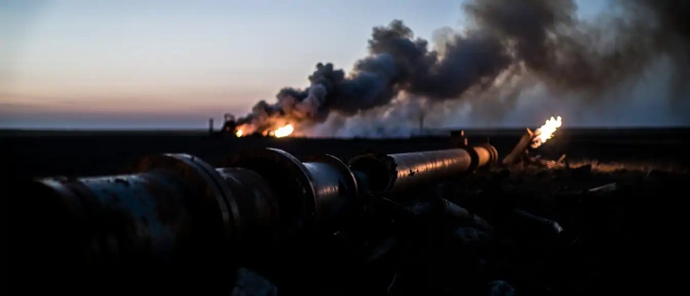 Из-за возгорания оборудования на газодобывающей инфраструктуре в Полтавской области приостановлена работа предприятия