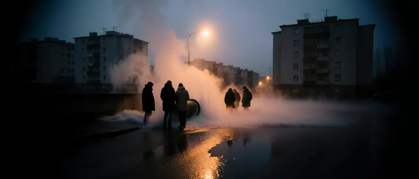 Масштабная авария на теплосетях в Ворошиловском районе Волгограда оставила без ресурсов тысячи жителей