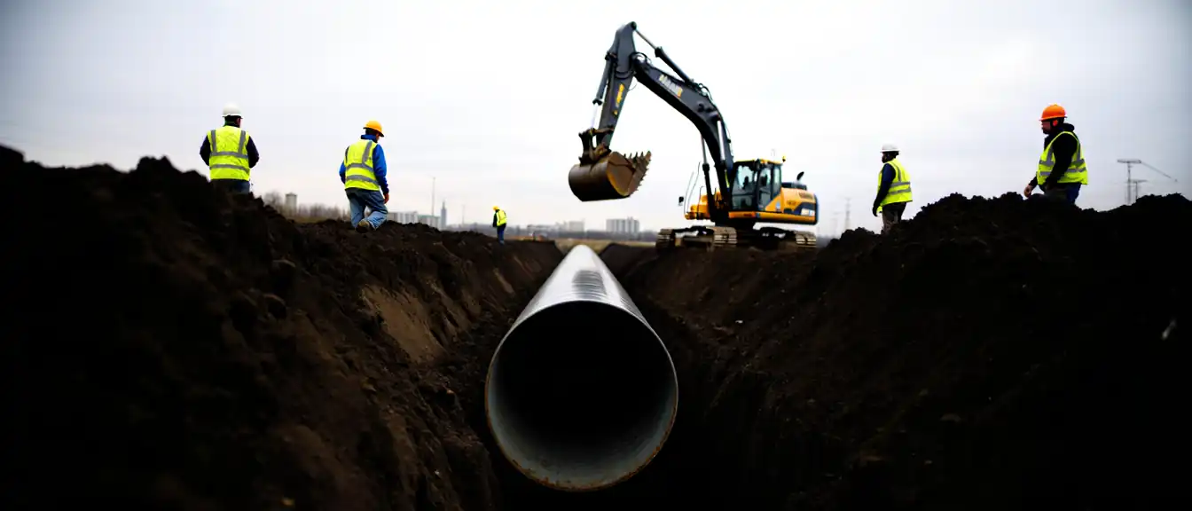 Модернизация газовой сети в Косино-Ухтомском: строительство нового магистрального участка уже идет полным ходом