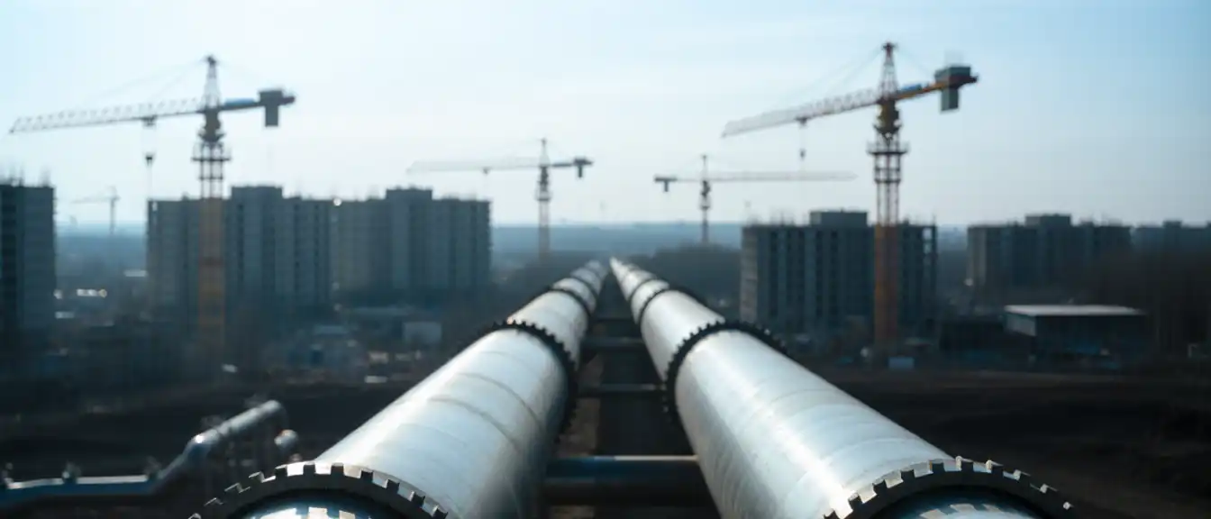 Новая ветка газопровода высокого давления в районе Вороново готова к эксплуатации