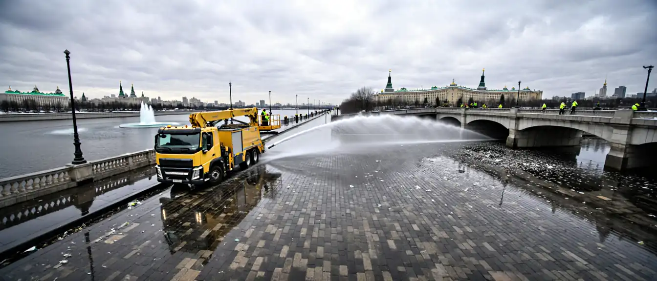 Подготовка Москвы к морозам включает масштабную очистку двух тысяч городских объектов