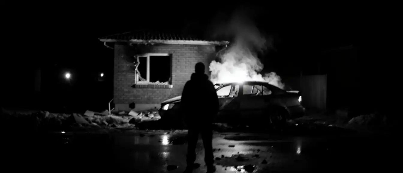 Повреждения жилого дома и автомобиля зафиксированы в Белгородской области после атаки беспилотника