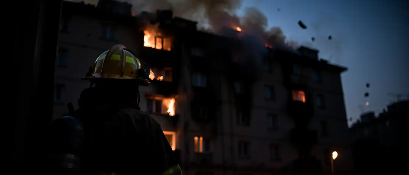 Пожар в жилом доме на Кутузовском проспекте привел к травмам одного человека
