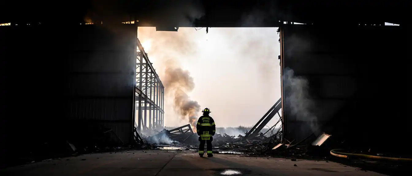 Пожарные подразделения ГУ МЧС России по Хабаровскому краю потушили крупное возгорание на производственном объекте