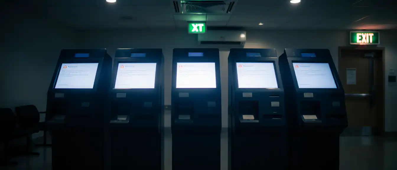Технические сбои в работе телекоммуникационного оператора парализовали выдачу документов в Украине