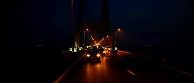 Проверка на прочность: движение по Крымскому мосту временно приостановили