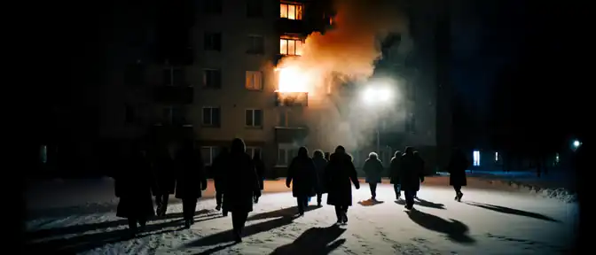 Пятидесяти жителей Серпухова пришлось покинуть свои квартиры из-за огня в многоэтажке