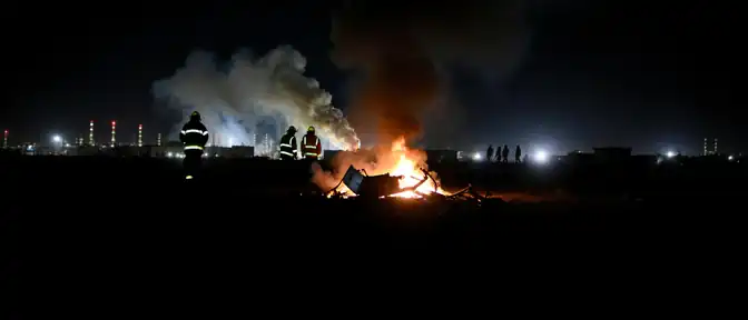 Ночной налет на Башкирию: под Уфой ликвидировали дрон, вызвавший возгорание