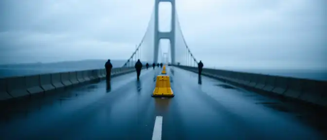 Срочные новости с Крымского моста: движение транспорта временно остановлено