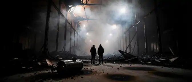 Двое человек получили травмы в результате возгорания с разгерметизацией газовой емкости в Подольске