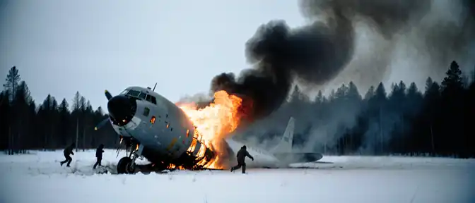 Огонь и потеря тяги: подробности экстренного приземления Ан-3 на Сахалине