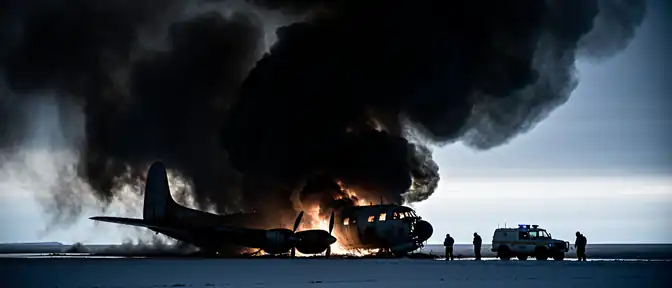 Пассажиры и экипаж спаслись в результате аварийной посадки самолета на Сахалине