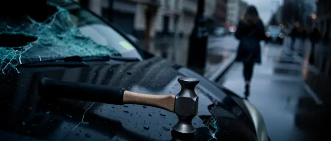 Полиция Нижнего Новгорода задержала 38-летнюю женщину, нападавшую кувалдой на припаркованные автомобили