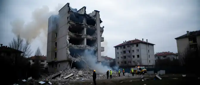 Последствия атаки беспилотника: в Севастополе под ударом оказались жилой дом и детский сад
