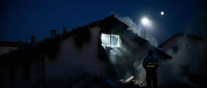 Последствия ночного налета беспилотников в Сасовском районе Рязанской области: поврежден промышленный объект и жилой сектор