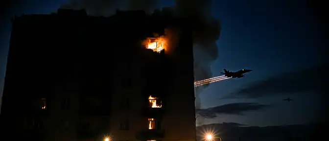 Последствия ночного налета БПЛА: разрушения в жилом секторе и работа ПВО в Подмосковье