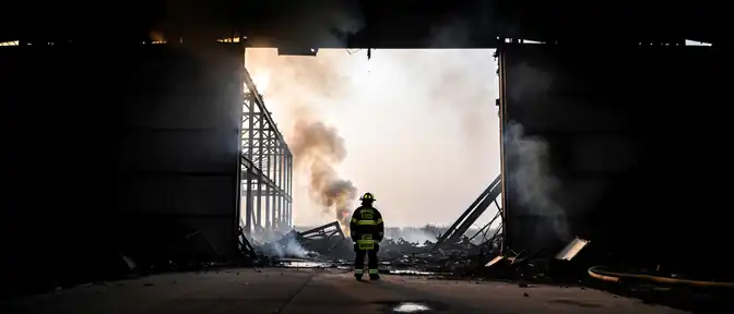 Пожарные подразделения ГУ МЧС России по Хабаровскому краю потушили крупное возгорание на производственном объекте