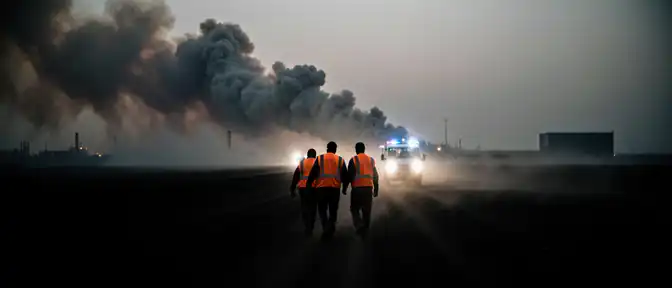 Пять пострадавших из-за возгорания на Амурском газохимическом комплексе