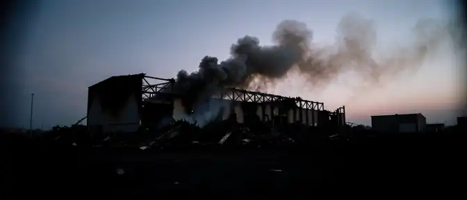 Трагедия в подмосковном Подольске: огонь унес жизни двух человек в горящем ангаре