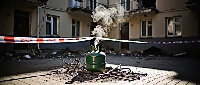 В подмосковном Одинцово произошел взрыв газового баллона в многоквартирном доме