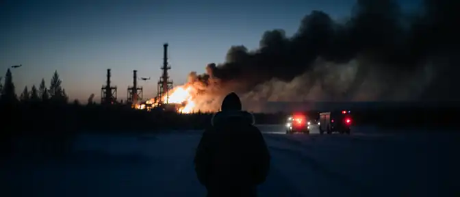 Возгорание на промышленном предприятии в Сургутском районе ХМАО вызвано применением беспилотников