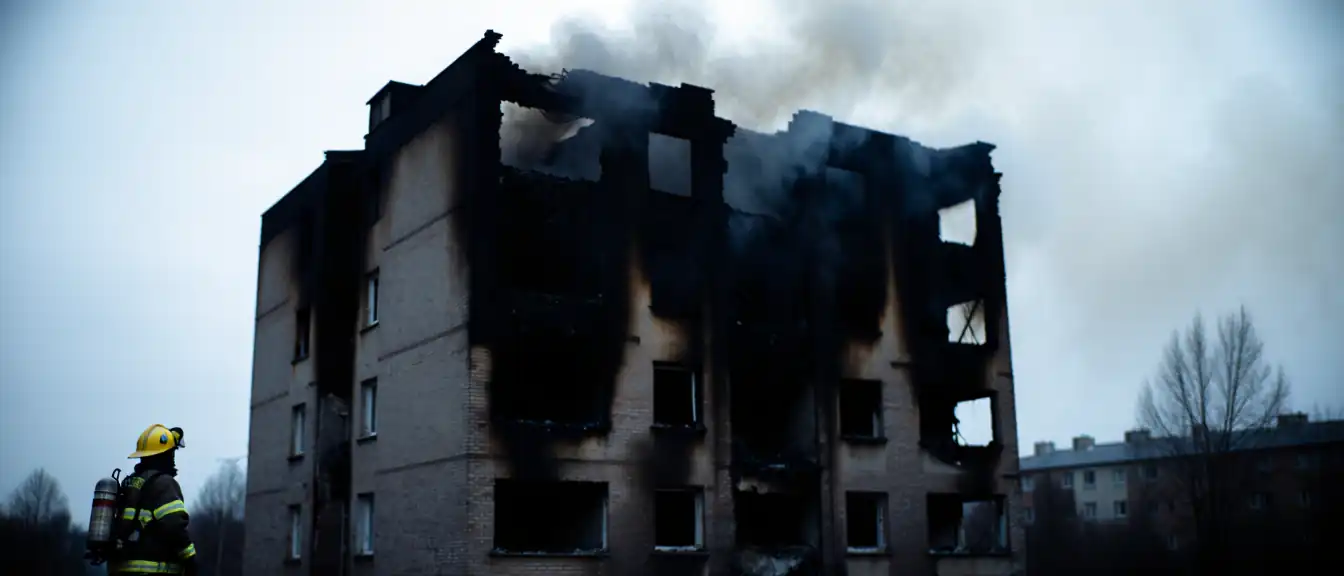 В Нижнем Новгороде из-за предполагаемого поджога пострадали два жилых здания на улице Тираспольской