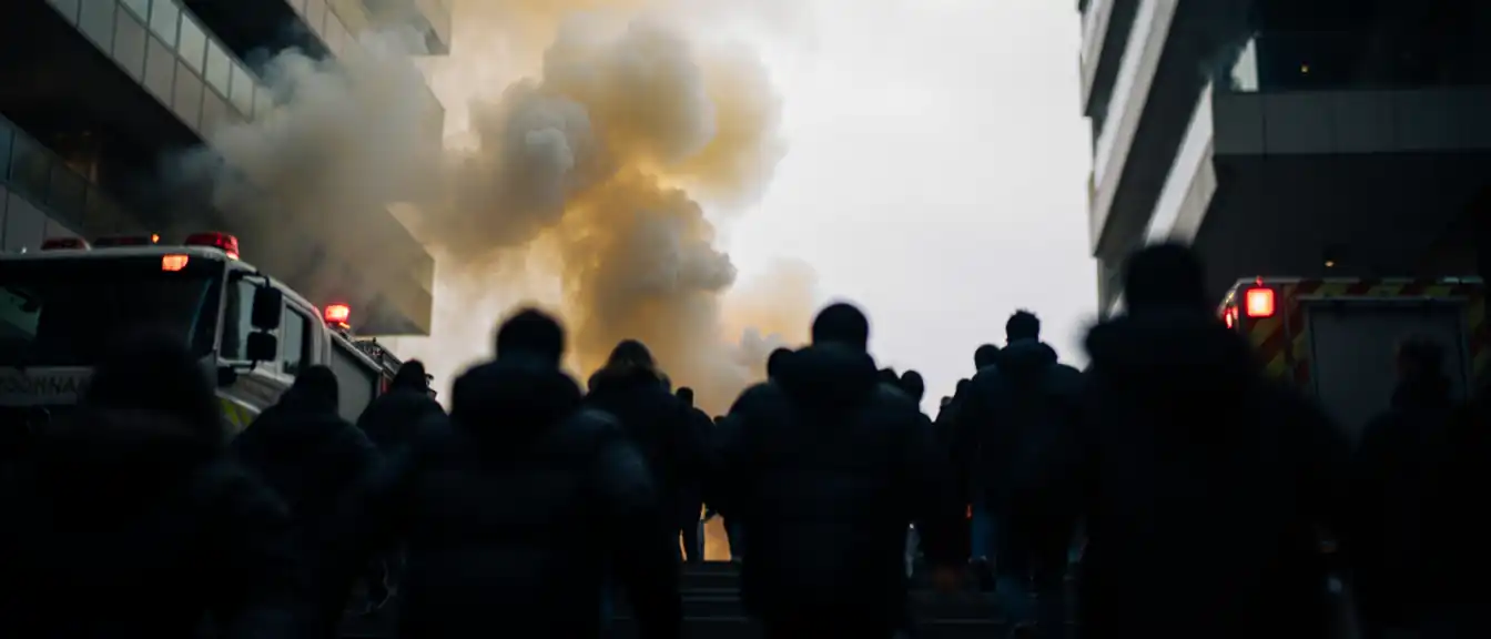Задымление на складе заставило покинуть торговый центр почти сотню москвичей