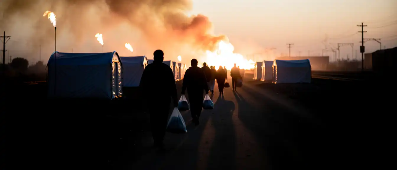 Жителей Ахтубинска эвакуируют из зоны возгорания газа: городские власти организовали убежища